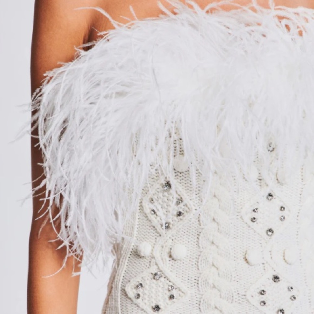 Retrofete Kimberly embellished knit dress size S - Picture 2 of 6